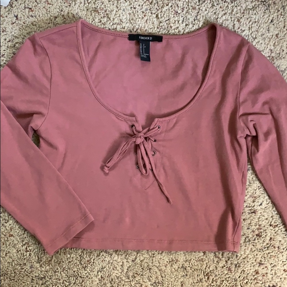 Mauve crop top